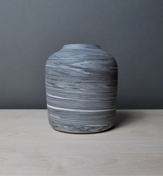 Large Pod Vase - Midnight Noir