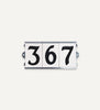 Classic Portland + Milwaukee House Number Tiles & Brackets